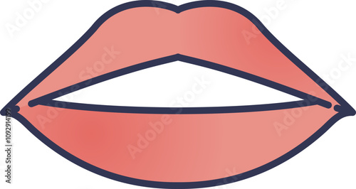 Illustration of lips symbolizing discomfort in the mouth.