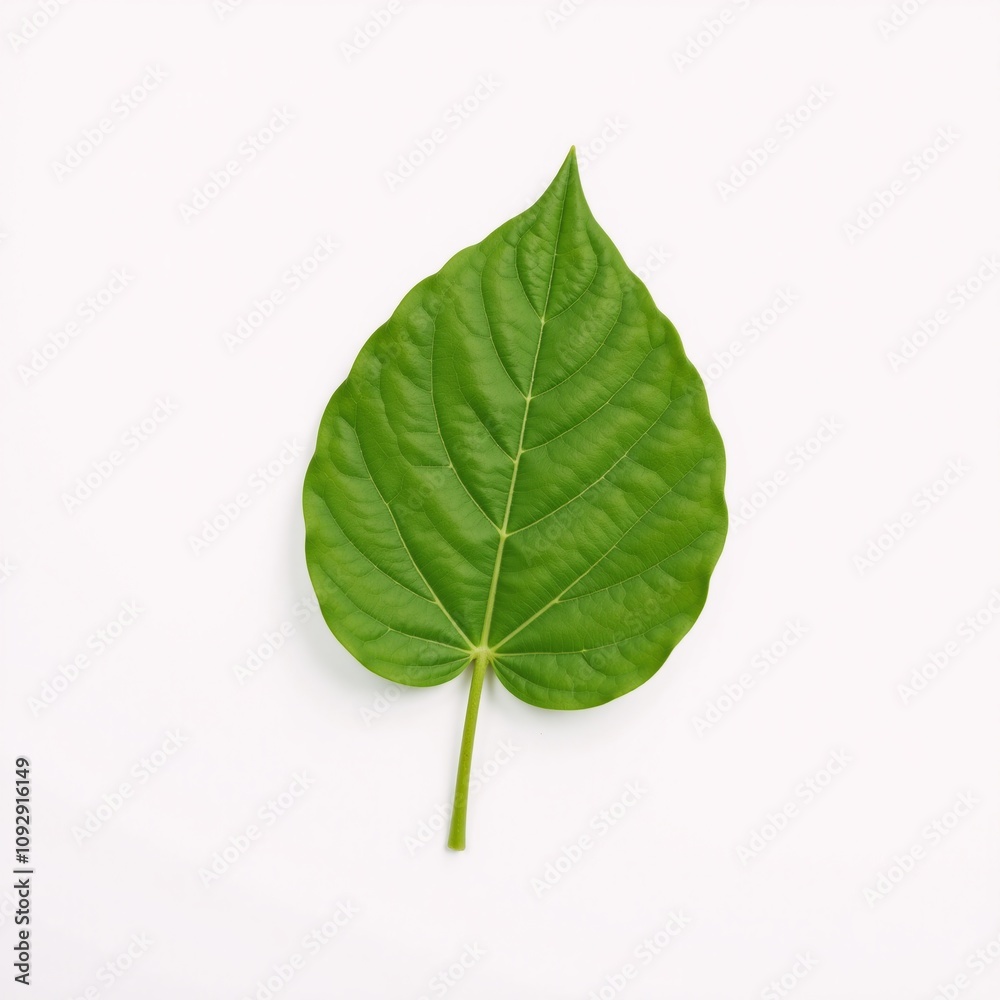 Single centered green leaf on a white eco-friendly cover Fresh Simple Single centered green leaf on a white eco-friendly cover Fresh Simple