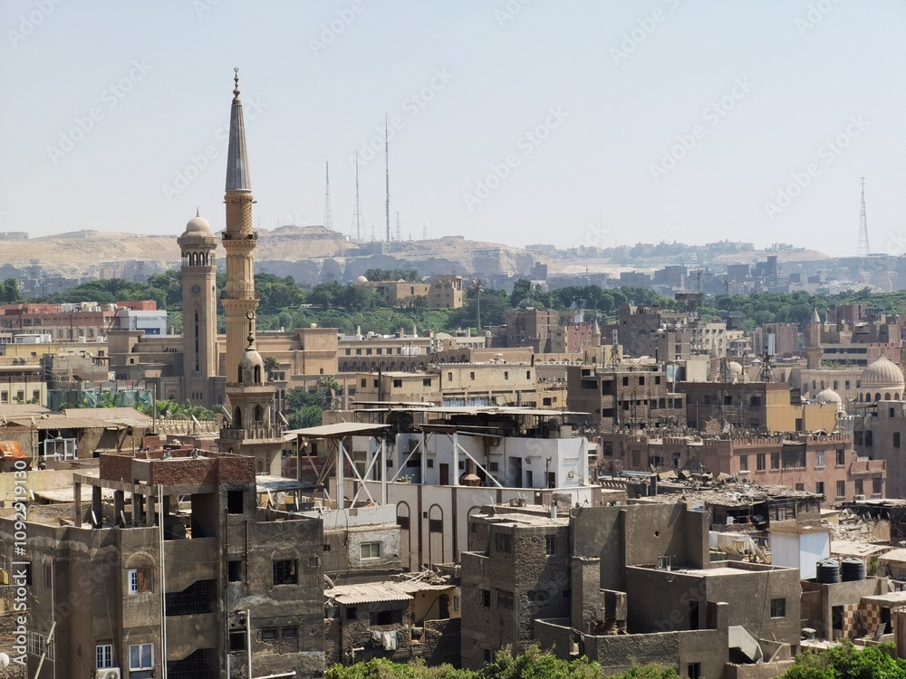The city view of Cairo city, capital city of Egypt The city view of Cairo city, capital city of Egypt
