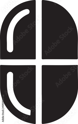 Pill Icon Vector Silhouette , Pill Vector Silhouette , Pill Illustration Drawing Line Art , Tablet icon
