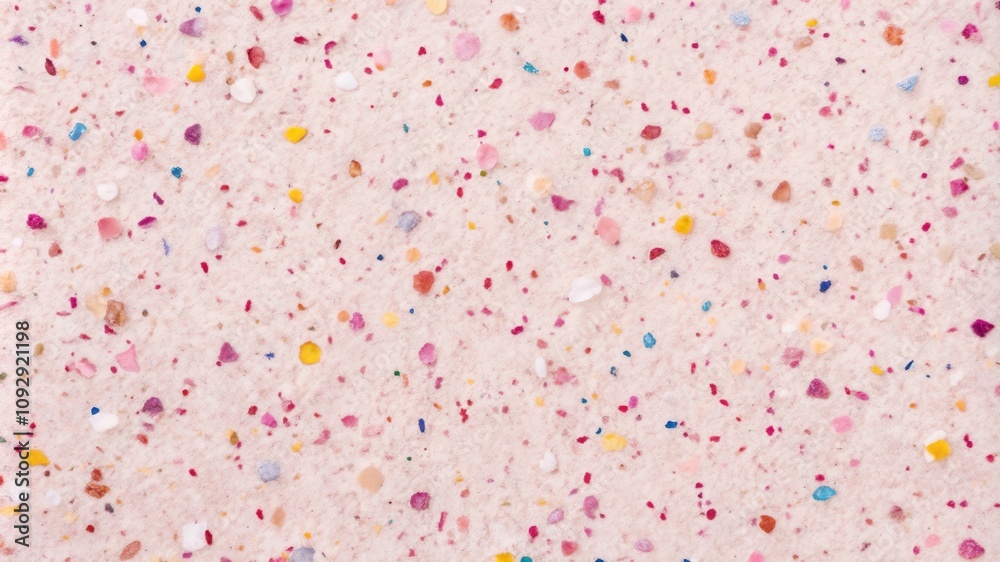 Pink seamless speckled paper texture with colorful dots Pink seamless speckled paper texture with colorful dots