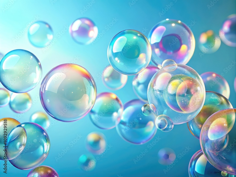 Aesthetic soap bubbles on a soft blue backdrop, showcasing cleaning products and detergents, emphasizing home care and hygiene through captivating visuals for a fresh environment. Aesthetic soap bubbles on a soft blue backdrop, showcasing cleaning products and detergents, emphasizing home care and hygiene through captivating visuals for a fresh environment.