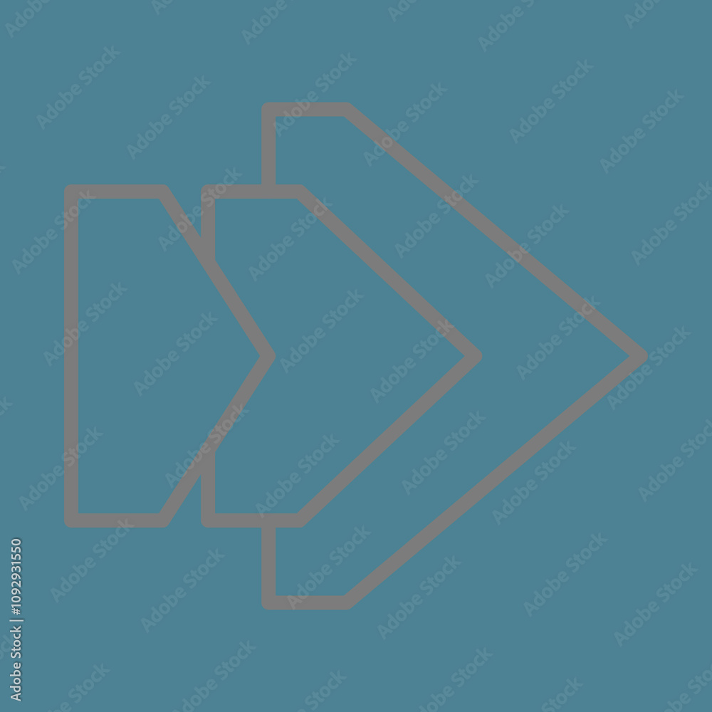 Arrow Righticon Design Arrow Righticon Design
