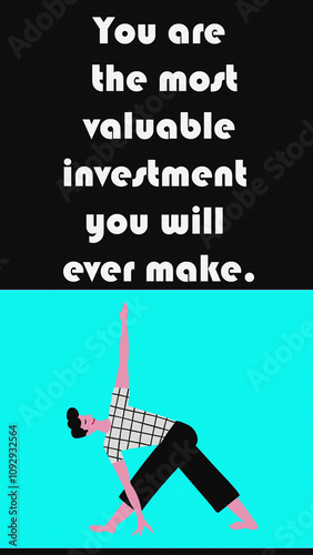 Colorful Motivational Image with Writing. Inspirational Quote. Positive Thinking Theme 