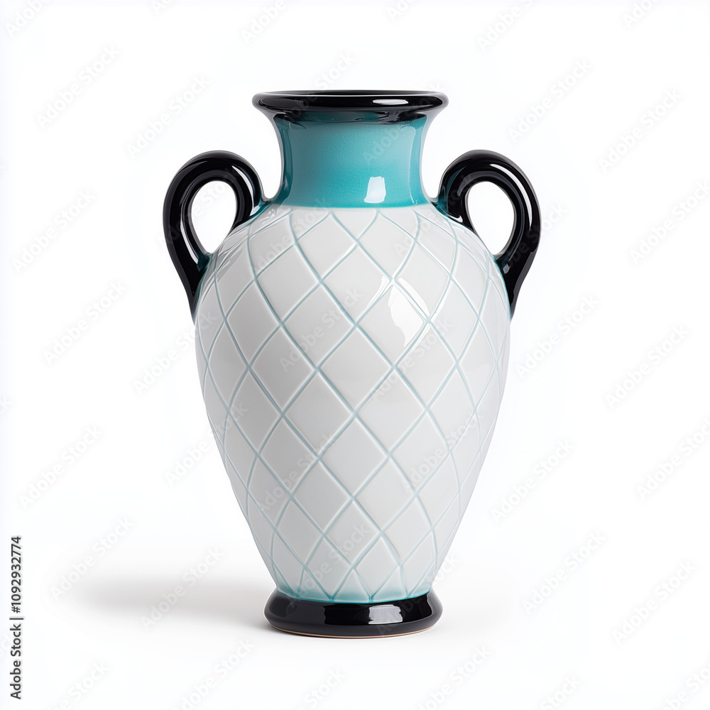 Decorative vase isolated on white background Decorative vase isolated on white background