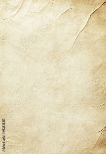 Old grunge parchment paper texture paper texture background Painted coffee paper texture. Scan. Can be used for placing illustrations, text, design.


