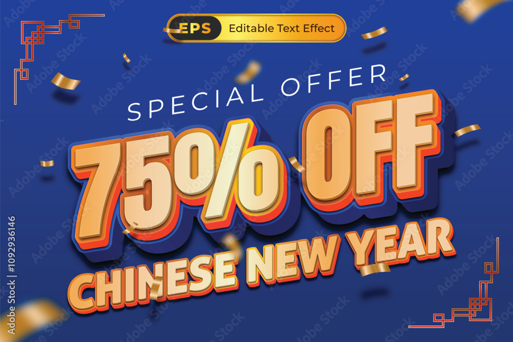 a poster for special offer chinese new year with a blue background a poster for special offer chinese new year with a blue background