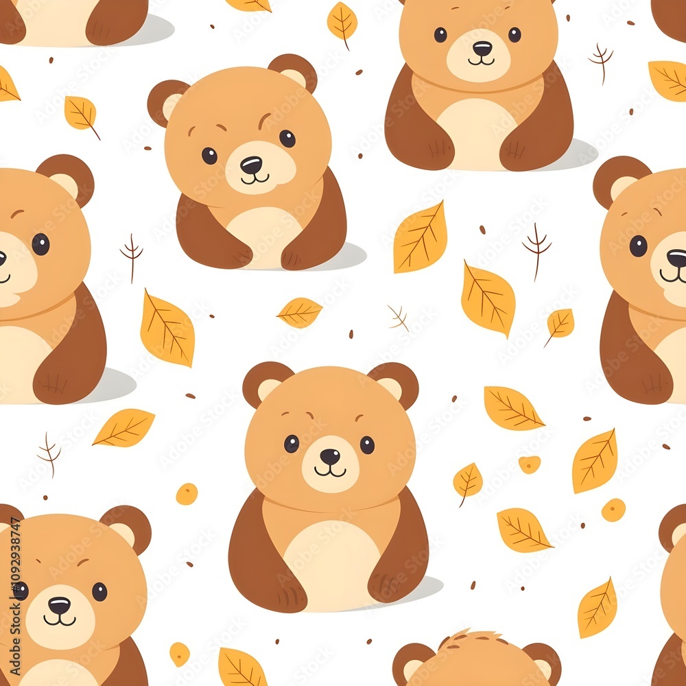 seamless pattern with teddy bears background seamless pattern with teddy bears background