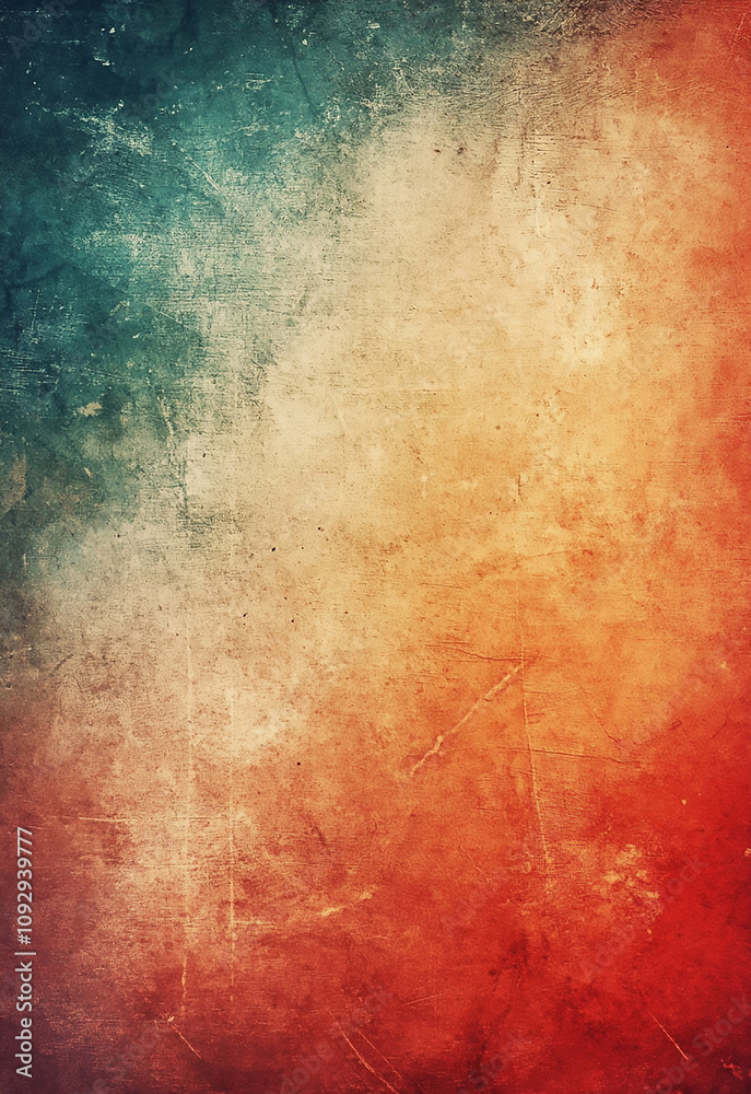 Fototapeta premium Abstract grungy gradient texture background, showcasing vibrant colors and A textured canvas background displaying a rich tapestry of warm autumn colors, with layers of orange 
