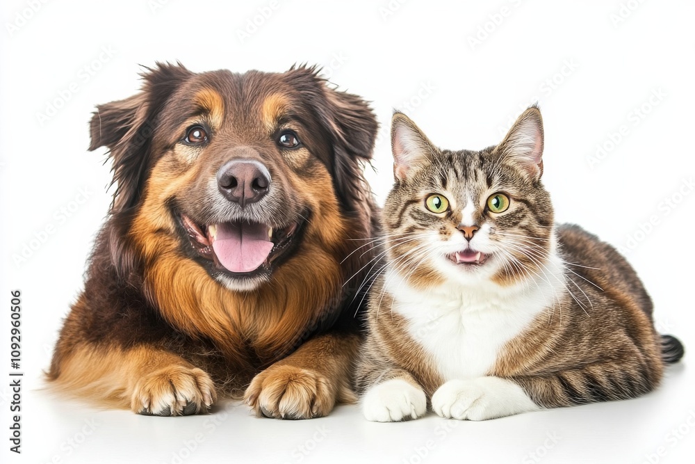 This incredibly adorable duo, consisting of a loyal dog and a playful cat, is both eager and ready to receive the essential veterinary care they require for their overall health and wellbeing This incredibly adorable duo, consisting of a loyal dog and a playful cat, is both eager and ready to receive the essential veterinary care they require for their overall health and wellbeing