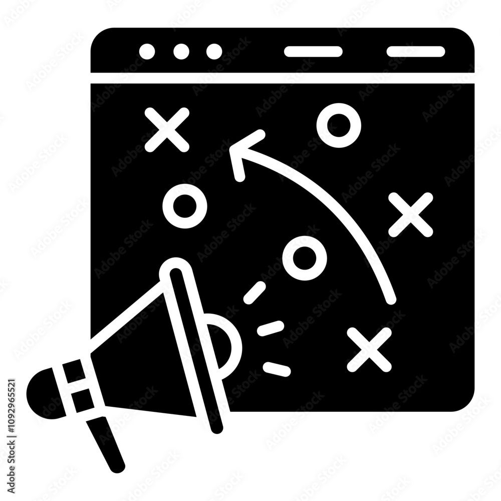 Communication Strategy Icon Element For Design Communication Strategy Icon Element For Design