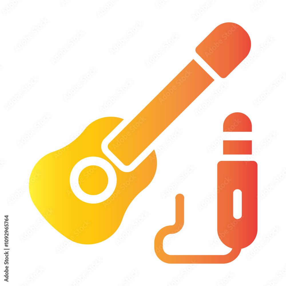 acoustic jack Gradient icon acoustic jack Gradient icon