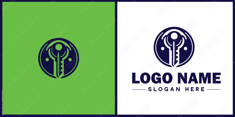 Locksmith icon Keysmith Lock technician Key specialist flat logo sign symbol editable vector Locksmith icon Keysmith Lock technician Key specialist flat logo sign symbol editable vector