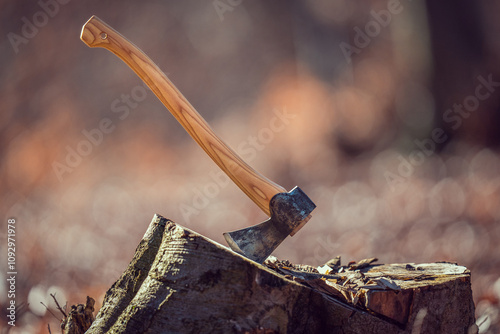 the axe and the log