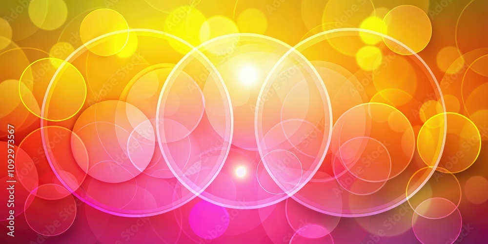 Circles in yellow and pink create compelling Venn diagrams, comparison charts, and conceptual designs, enhancing visual data representation in low light photography. Circles in yellow and pink create compelling Venn diagrams, comparison charts, and conceptual designs, enhancing visual data representation in low light photography.