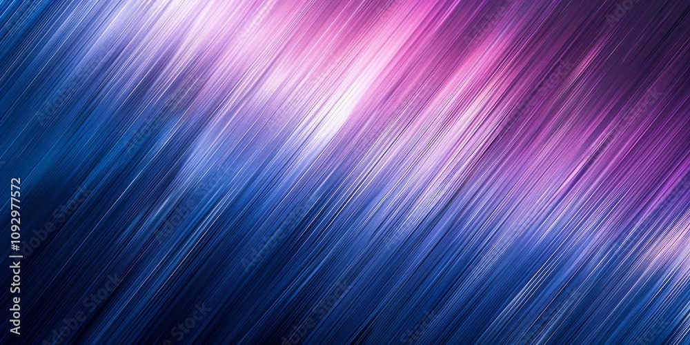 Fototapeta premium Vibrant blue to pink gradient diagonal light streaked background, great for modern designs
