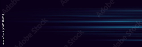 
Light dynamic lines, horizontal speed of rays.