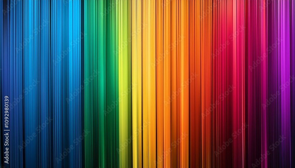 Vibrant vertical stripes in a rainbow of colors. Vibrant vertical stripes in a rainbow of colors.
