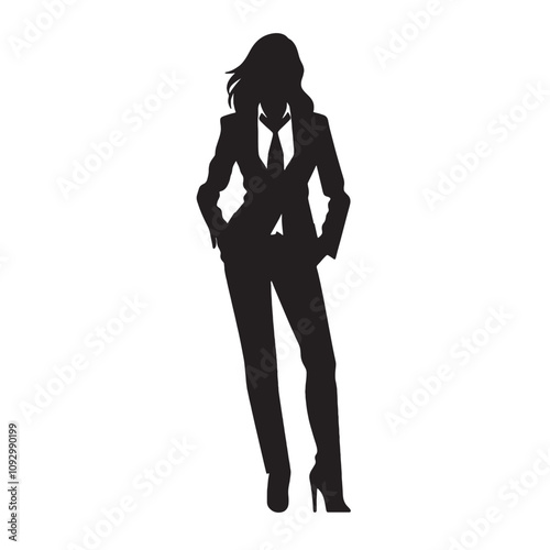 Vintage Silhouette of a Woman