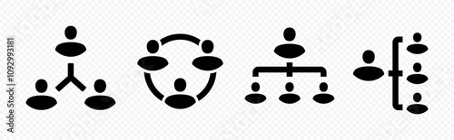 People collaboration vector design
