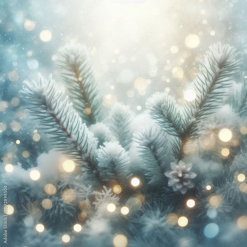 Winter Wonderland Snowy Pine Forest Winter Wonderland Snowy Pine Forest