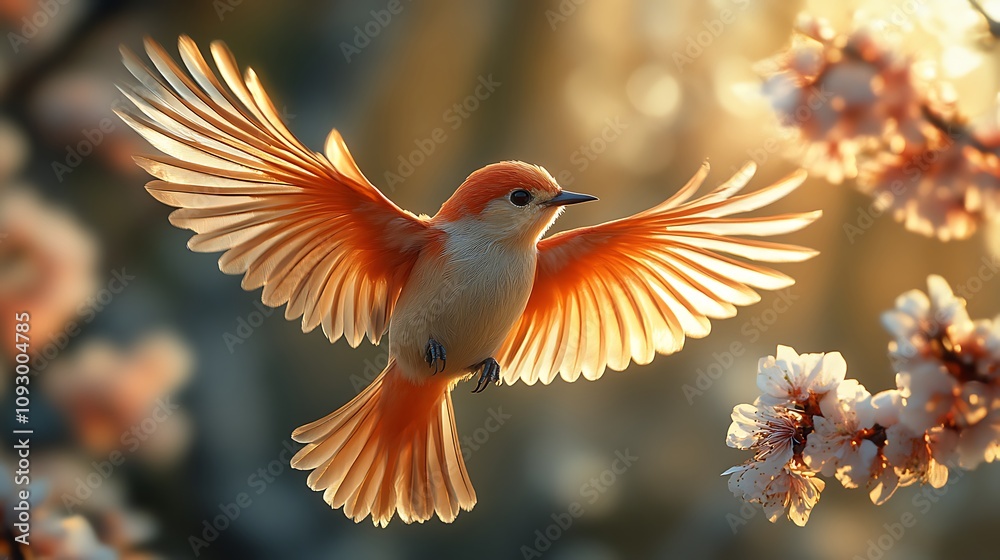 Stunning weaver bird flying over peaceful nature scenery in wallpaper images Stunning weaver bird flying over peaceful nature scenery in wallpaper images