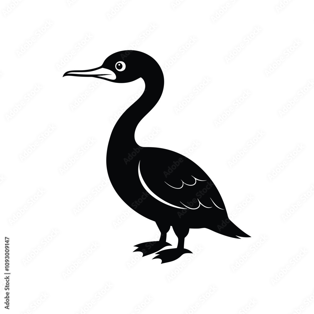 Cute Cormorant Vector Illustration
Cute Cormorant Vector Illustration