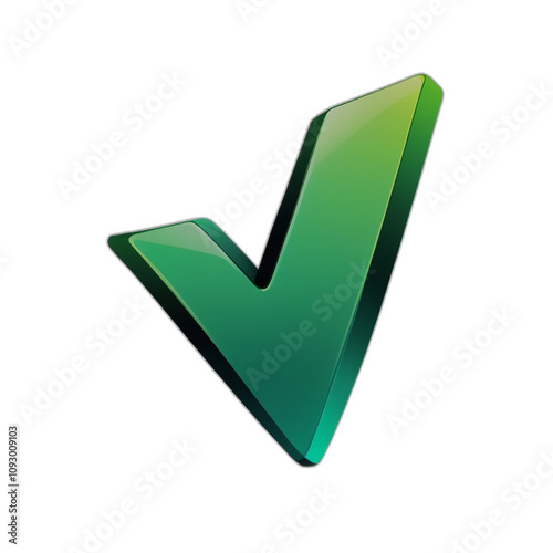 check icon on a white transparent background