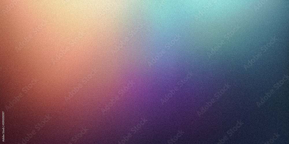 Grainy gradient blending warm and cool colors, creating a textured and colorful background Grainy gradient blending warm and cool colors, creating a textured and colorful background