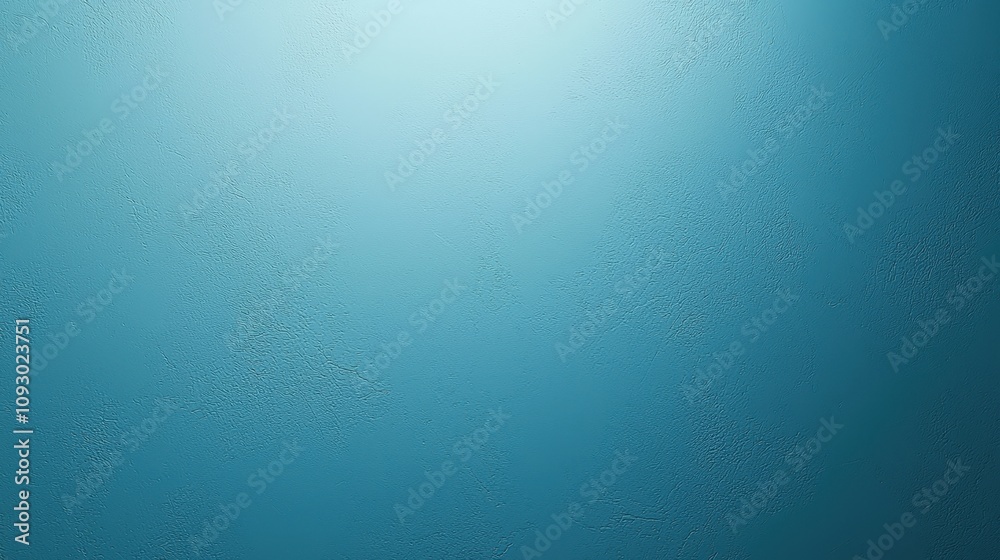 Obraz premium A textured blue wall background creates a calming atmosphere, ideal for use in design projects, presentations, or as a backdrop for photography and branding materials