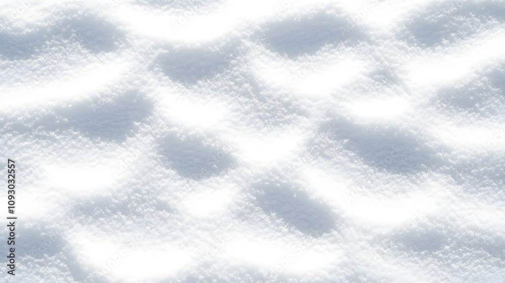 Obraz premium Snow texture background top view 
