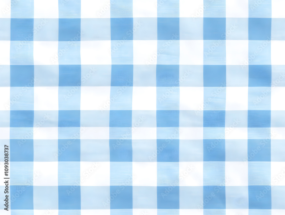 Light blue gingham pattern Light blue gingham pattern
