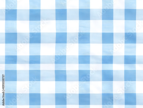 Light blue gingham pattern