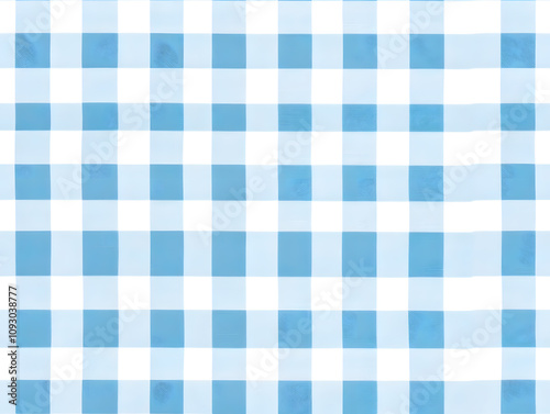 Light blue gingham pattern