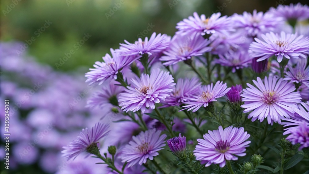 A cluster of small to medium-sized purple flowers with intricate petal patterns, flowers in garden, nature photography, wildflower field, flower clusters A cluster of small to medium-sized purple flowers with intricate petal patterns, flowers in garden, nature photography, wildflower field, flower clusters