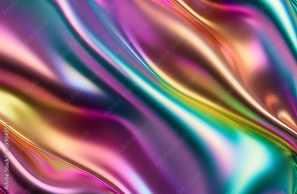 Holographic rainbow foil iridescent leather texture abstract hologram background
Holographic rainbow foil iridescent leather texture abstract hologram background