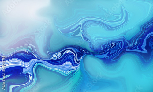 digital artwork in abstract patterns with the unique shape in multicolor gradations 
