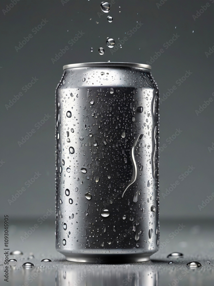 Close Up Metallic Tin Can Close Up Metallic Tin Can