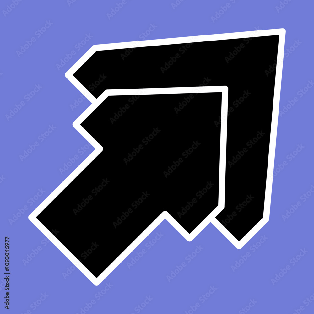 Diagonal Arrow Righticon Design Diagonal Arrow Righticon Design