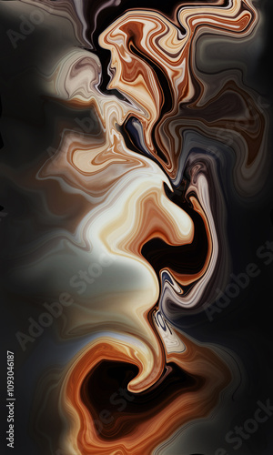 an abstract background with brown coffee color gradation