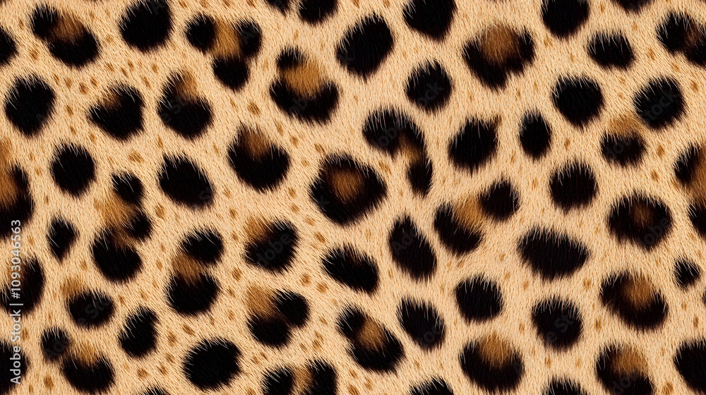 Leopard skin texture, seamless skin texture, leopard skin texture pattern