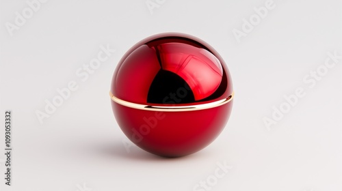 Elegant red sphere decorative object studio art piece minimalist setting close-up view modern aesthetics for home decor Free Download Elegant red sphere decorative object studio art piece minimalist setting close-up view modern aesthetics for home decor - GFXLoad