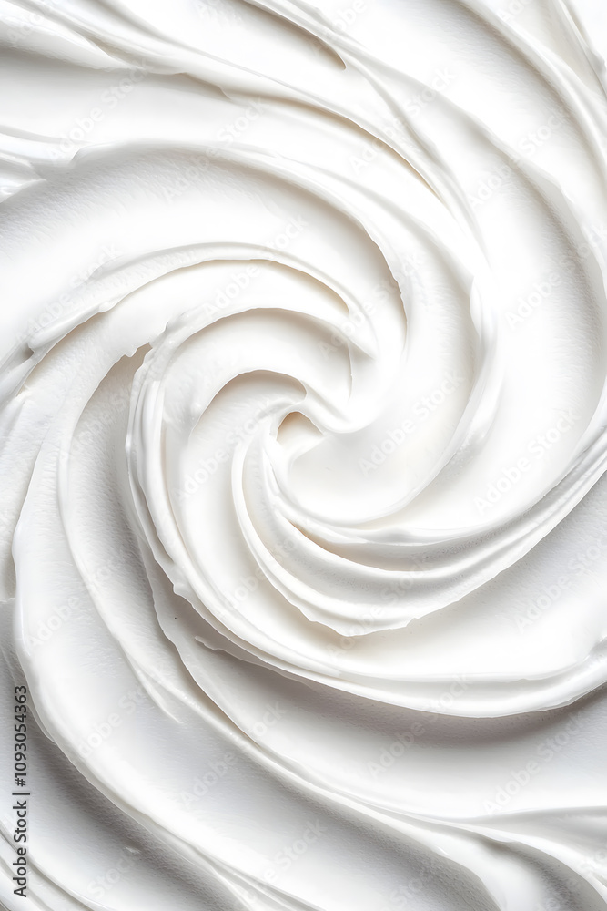 White cream swirl background White cream swirl background