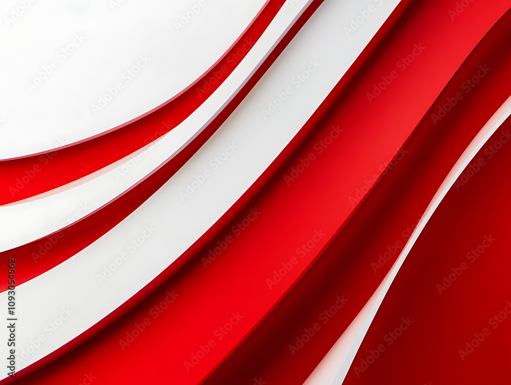 Curve wave shape pattern on red white color tone illustration wallpaper background Curve wave shape pattern on red white color tone illustration wallpaper background