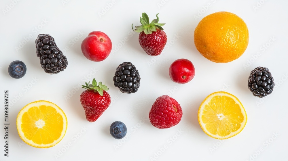 Naklejka premium fruit and vegetable