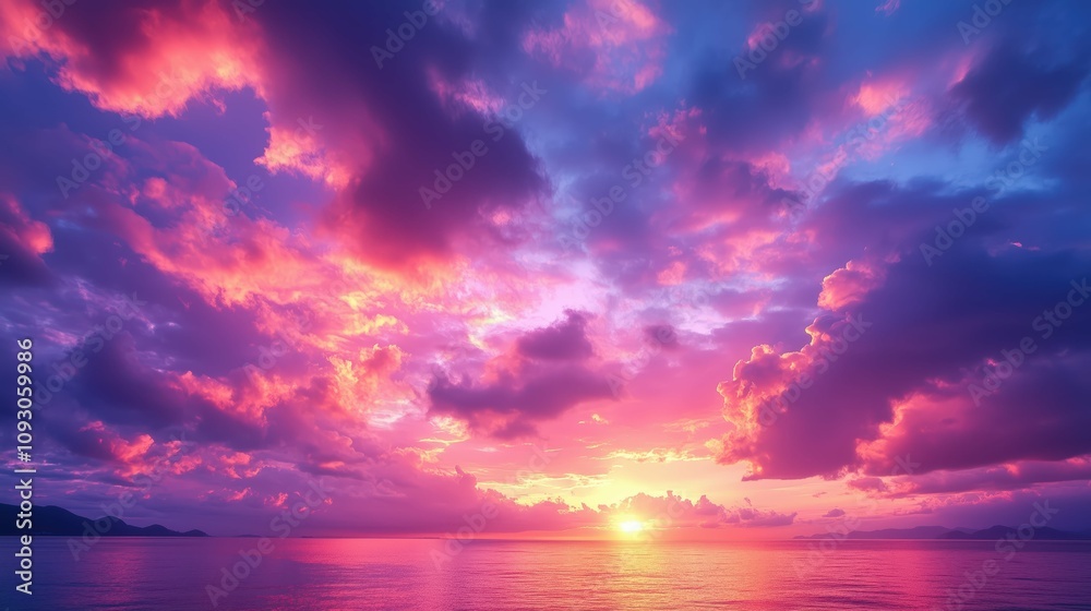 Cyberpunk color trend popular background. Nature beautiful Light Sunset or sunrise colorful Dramatic majestic scenery Sky with Amazing clouds in sunset sky purple light cloud background Cyberpunk color trend popular background. Nature beautiful Light Sunset or sunrise colorful Dramatic majestic scenery Sky with Amazing clouds in sunset sky purple light cloud background