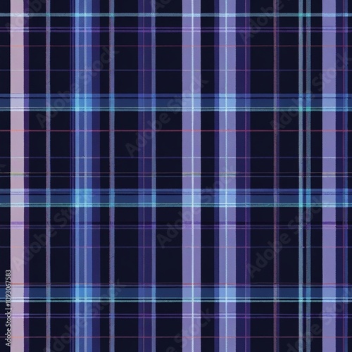 Plaid pattern seamless. Check fabric texture. Stripe square background. Vector textile design tartan.