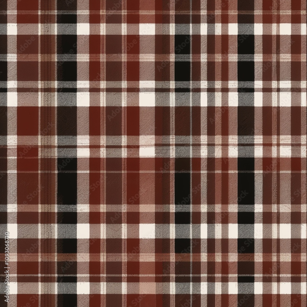 Plaid pattern seamless. Check fabric texture. Stripe square background. Vector textile design tartan.