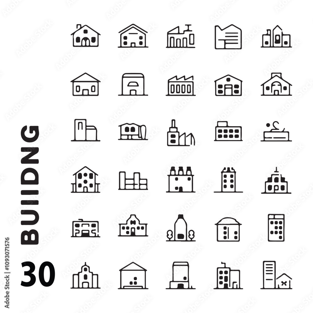 Customizable Icon Design Bundle for Digital Platforms