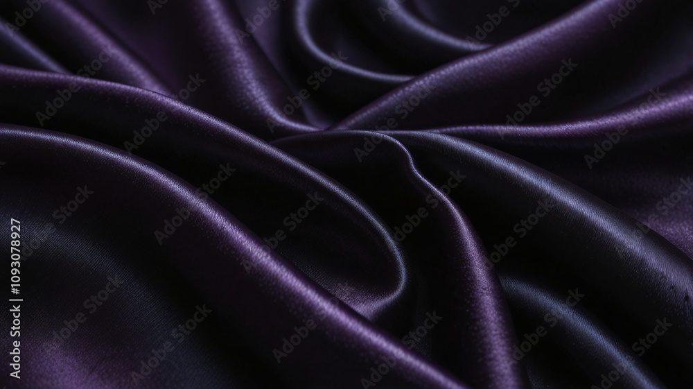 Obraz premium purple satin background , AI Generated.